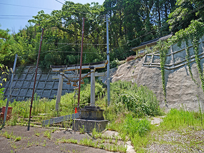 能登島内の城　能登半島地震の被害状況