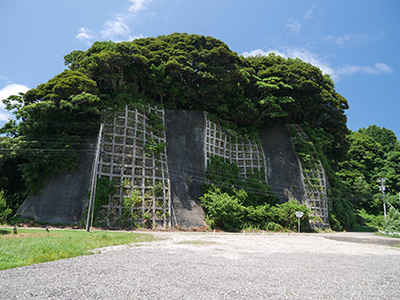 能登島内の城　能登半島地震の被害状況